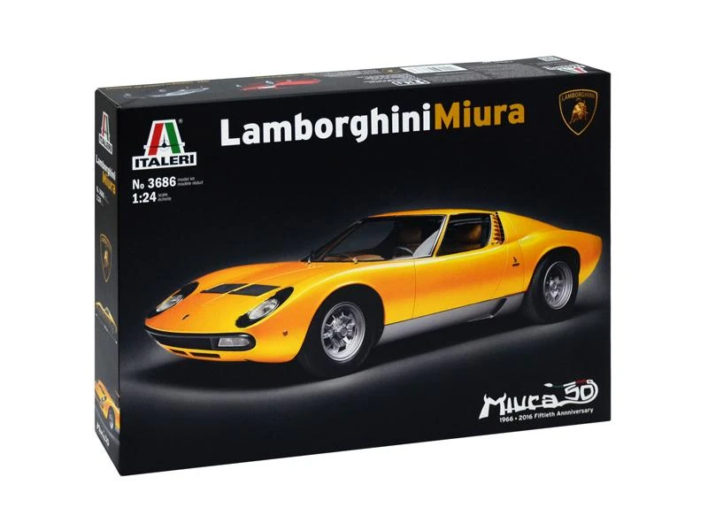 Italeri Bausatz Lamborghini Miura 1:24 3 Italeri Bausatz Lamborghini Miura 1:24