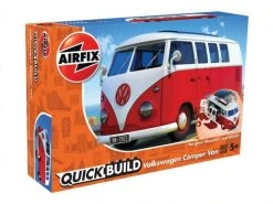 AIRFIX Bausatz VW Bus Camper Van, rot Quick Build -KILA Modellbausatze Verkaufe 182995837 xxl