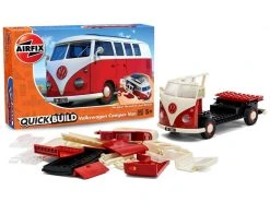 AIRFIX Bausatz VW Bus Camper Van, rot Quick Build -KILA Modellbausatze Verkaufe 182995950 xxl