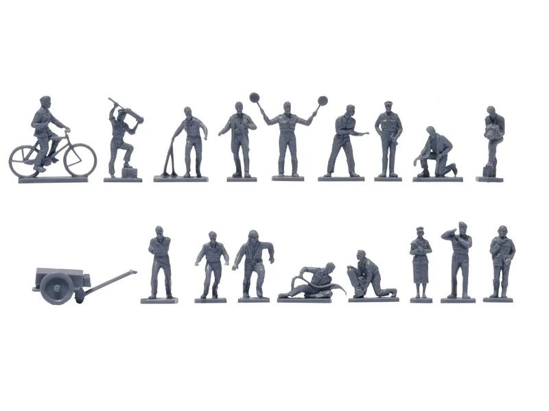 AIRFIX Bausatz RAF Flugplatz Personal 1:76 3 AIRFIX Bausatz RAF Flugplatz Personal 1:76