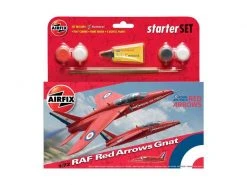 AIRFIX Bausatz Starter Set RAF Red Arrows Gnat 1:72 -KILA Modellbausatze Verkaufe 184534030 xxl