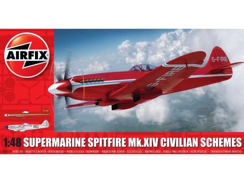 AIRFIX Bausatz Supermarine Spitfire MkXIV Race 1:48 4 AIRFIX Bausatz Supermarine Spitfire MkXIV Race 1:48 – Bild 2