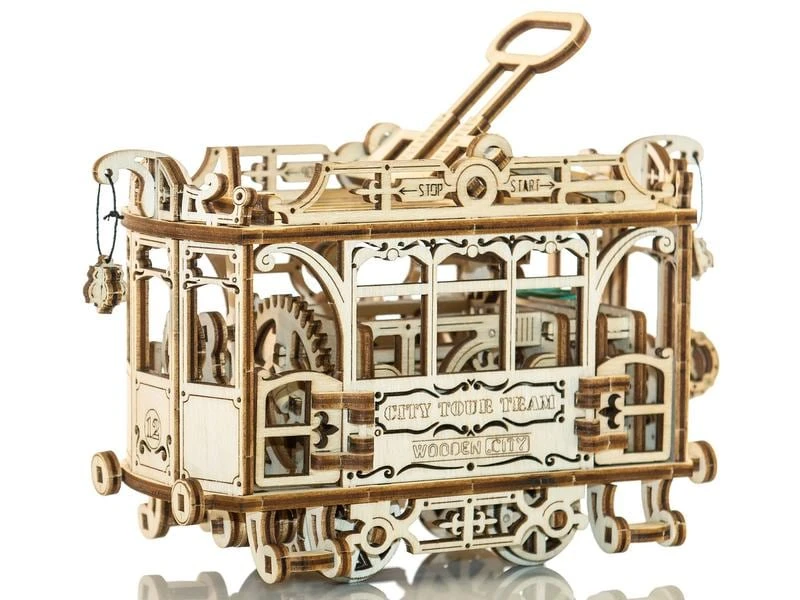 WOODEN.CITY Bausatz City Tram Strassenbahn 3 WOODEN.CITY Bausatz City Tram Strassenbahn