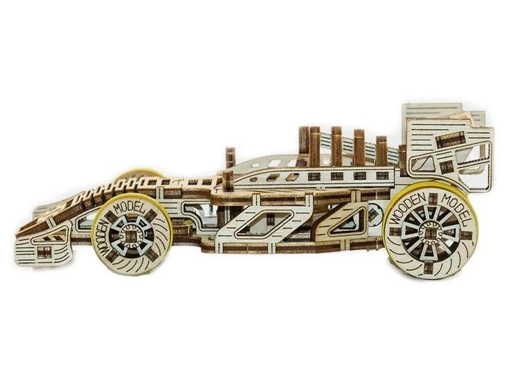 WOODEN.CITY Bausatz Bolid F1 Rennwagen 3 WOODEN.CITY Bausatz Bolid F1 Rennwagen