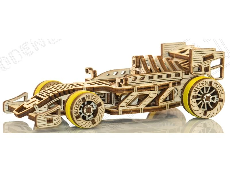 WOODEN.CITY Bausatz Bolid F1 Rennwagen 4 WOODEN.CITY Bausatz Bolid F1 Rennwagen – Bild 2