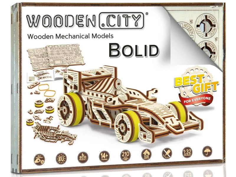 WOODEN.CITY Bausatz Bolid F1 Rennwagen 9 WOODEN.CITY Bausatz Bolid F1 Rennwagen – Bild 7