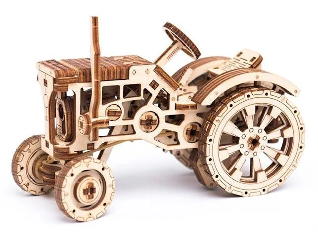 WOODEN.CITY Bausatz Tractor Fahrzeug 3 WOODEN.CITY Bausatz Tractor Fahrzeug