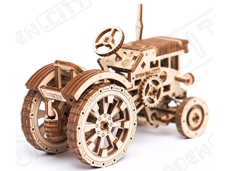 WOODEN.CITY Bausatz Tractor Fahrzeug 5 WOODEN.CITY Bausatz Tractor Fahrzeug – Bild 3