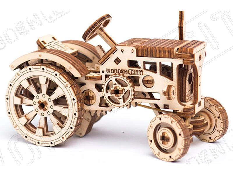 WOODEN.CITY Bausatz Tractor Fahrzeug 7 WOODEN.CITY Bausatz Tractor Fahrzeug – Bild 5