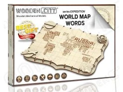 WOODEN.CITY Bausatz World Map Words -KILA Modellbausatze Verkaufe 187339744 xxl