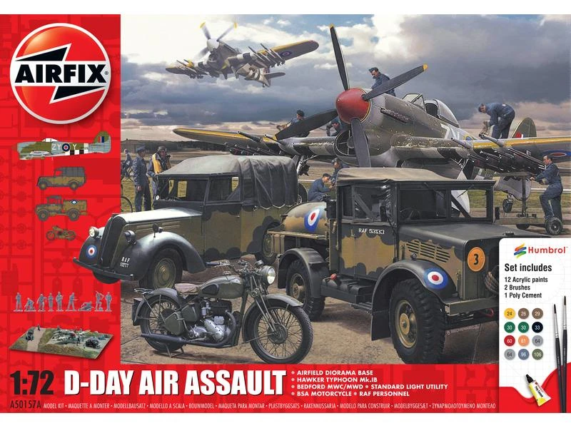 AIRFIX Bausatz D-Day Air Assault Set 1:72 3 AIRFIX Bausatz D-Day Air Assault Set 1:72