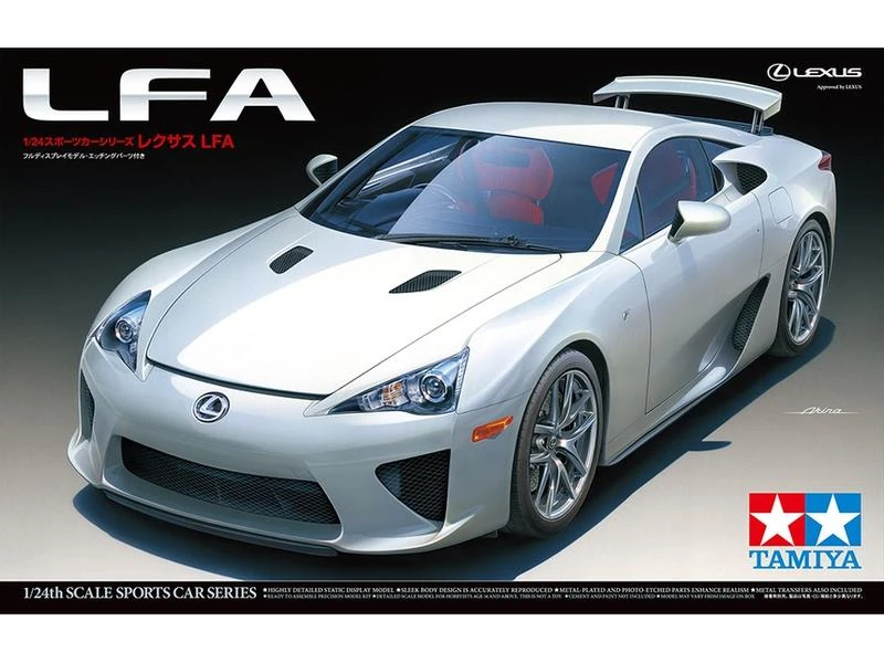 Tamiya Bausatz Lexus LFA 1:24 16 Tamiya Bausatz Lexus LFA 1:24 – Bild 14