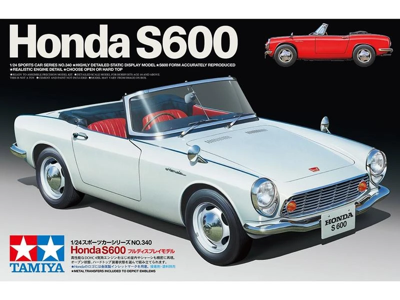 Tamiya Bausatz Honda S600 1:24 10 Tamiya Bausatz Honda S600 1:24 – Bild 8