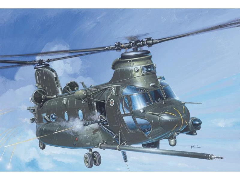 Italeri Bausatz MH-47 E SOA Chinook 1:72 3 Italeri Bausatz MH-47 E SOA Chinook 1:72
