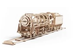 Ugears Bausatz Lokomotive mit Schlepptender