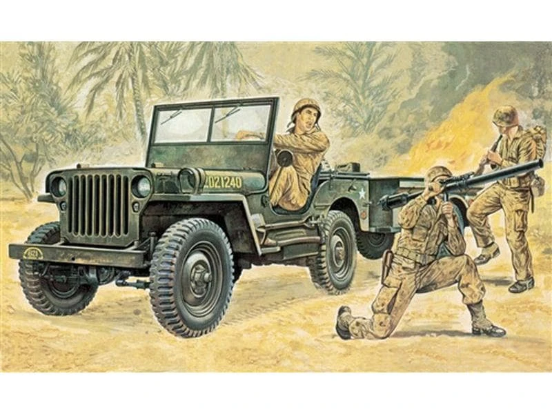 Italeri Bausatz Willys MB Jeep 1:35 3 Italeri Bausatz Willys MB Jeep 1:35