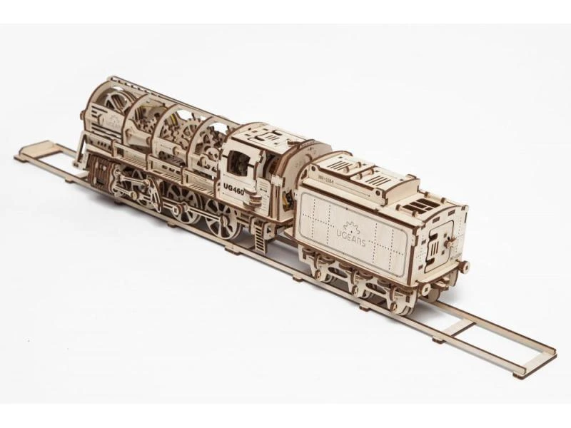 Ugears Bausatz Lokomotive mit Schlepptender 5 Ugears Bausatz Lokomotive mit Schlepptender – Bild 3