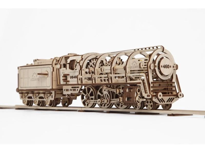 Ugears Bausatz Lokomotive mit Schlepptender 6 Ugears Bausatz Lokomotive mit Schlepptender – Bild 4