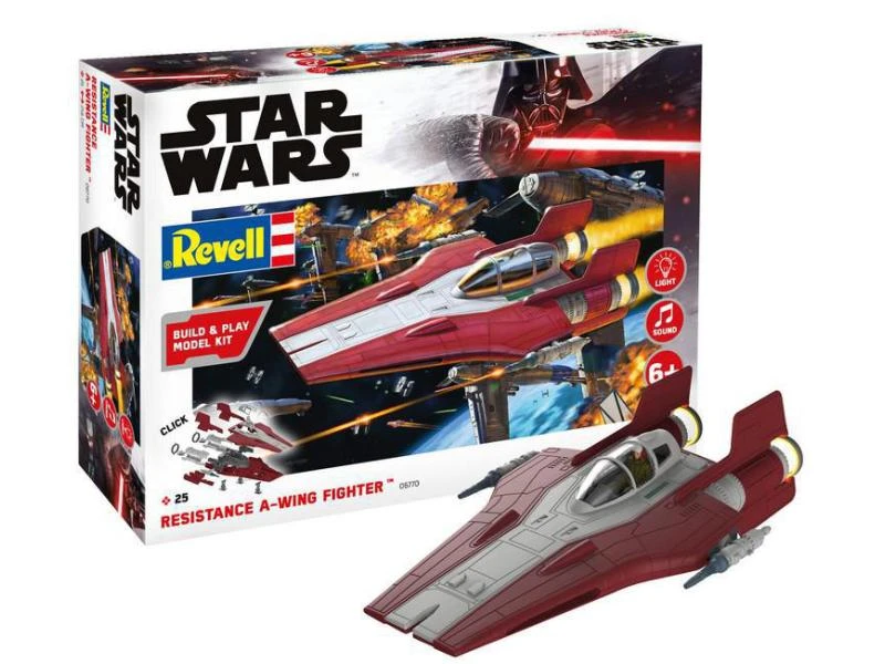 Revell Bausatz Star Wars A-Wing Fighter Build & Play 1:44 4 Revell Bausatz Star Wars A-Wing Fighter Build & Play 1:44 – Bild 2