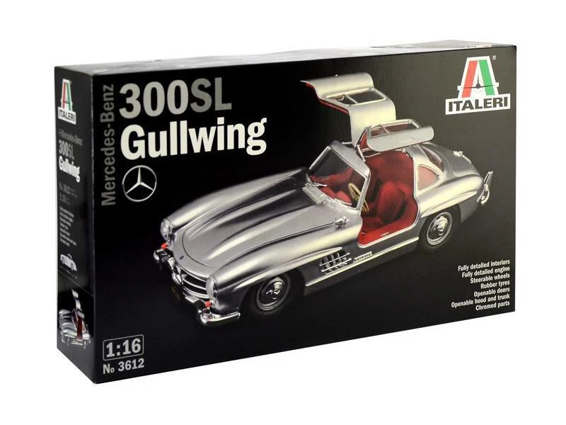 Italeri Bausatz Mercedes-Benz 300SL Gullwing 1:16 3 Italeri Bausatz Mercedes-Benz 300SL Gullwing 1:16